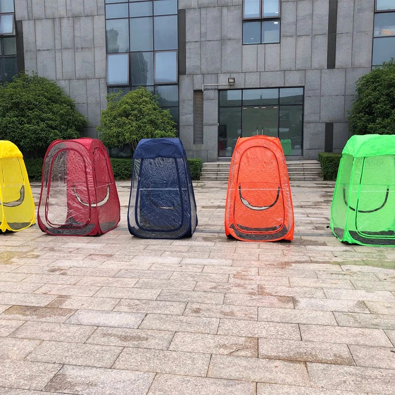 KTX-633619 Single Person Pop-Up Tent - Waterproof, Windproof Canopy for Fishing, Hiking, and Beach Use