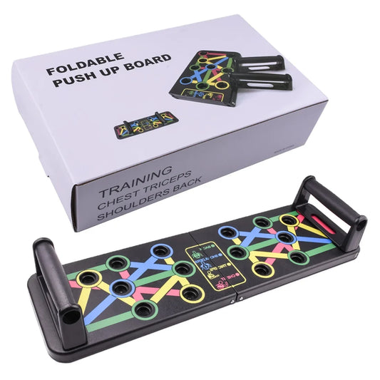 KTX-534163 Multifunctional Foldable Push Up Board with 14-in-1 Exercise Features for Home Gym Fitness