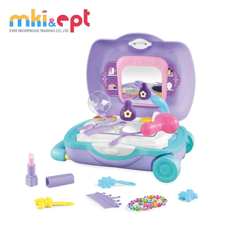 KTX-228691 Pretend Makeup Set for Girls Ages 2-7 with Safe CE Certification