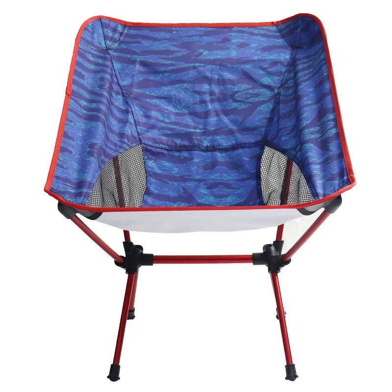 KTX-585043 Portable 7075 Aluminum Folding Moon Chair for Outdoor Activities, Includes Carry Bag