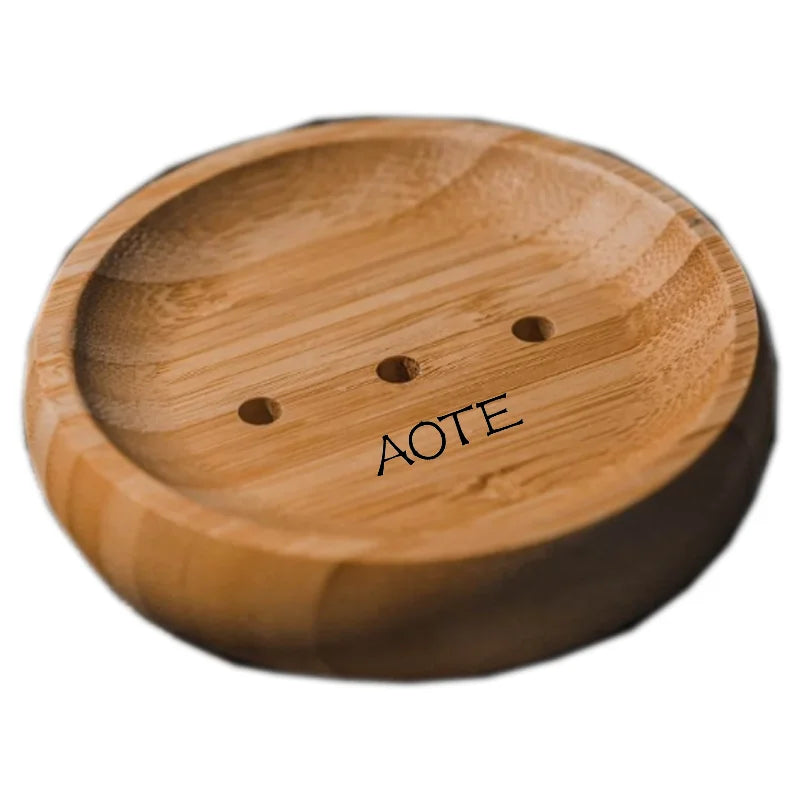 KTX-366419 Natural Wood Soap Box with Custom Logo for Bath and Toilet Supplies