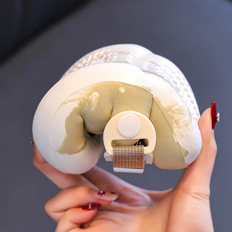 KTX-689619 Summer Wholesale Cute Leather Casual Shoes with Stock Availability Soft Sole Non-Slip Cartoon Baby Buckle Toddler Sandals