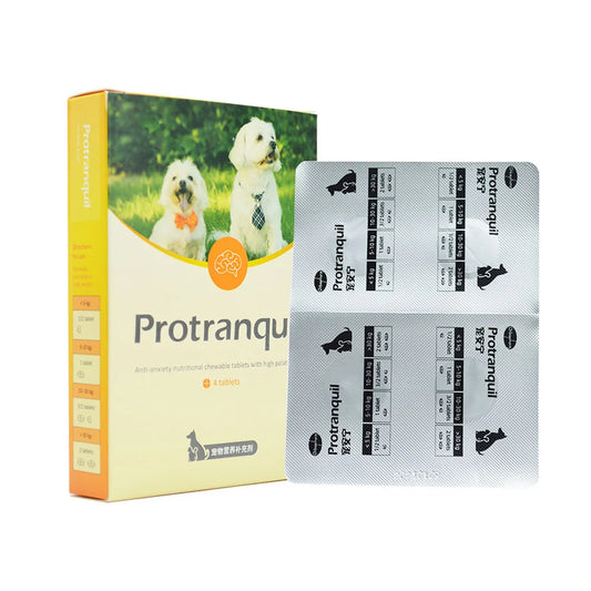 KTX-813907 Calming Treats Tablets for Dogs and Cats - Effective Anxiety Relief and Stress Reduction