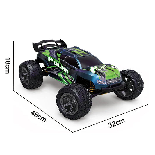 KTX-199379 1/8 Scale 4WD Remote Control Car - Fast 45 km/h, Waterproof, Flip & 360° Rotate, 100m Range, 2.4G for Ages 5+