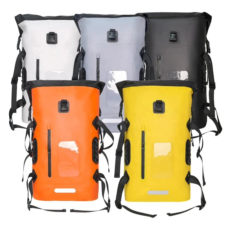 KTX-469779 Waterproof Foldable Backpack 32L with Flipper Pocket for Outdoor Activities and Camping