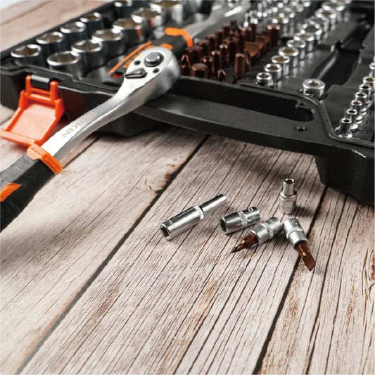 KTX-804371 Heavy Duty 197-Piece Mechanical Tool Socket Set
