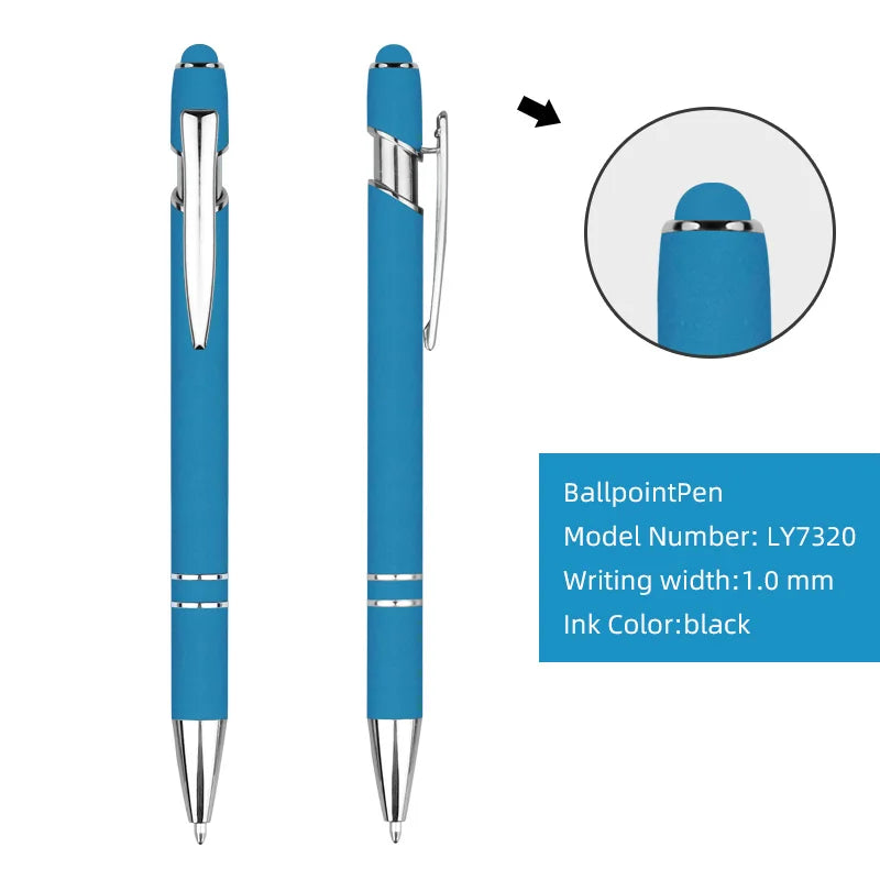 KTX-224851 Customisable Multi-Colour Ballpoint Pens with Plastic and Metal Design