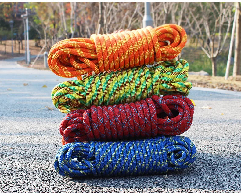KTX-437011 Outdoor Climbing Rope - Durable 8mm, 10mm, 12mm Safety Options
