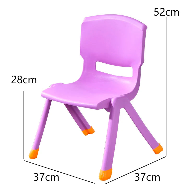 KTX-972499 Durable Plastic Stacking Chair for Children - Ideal for Schools, Daycares and Nurseries