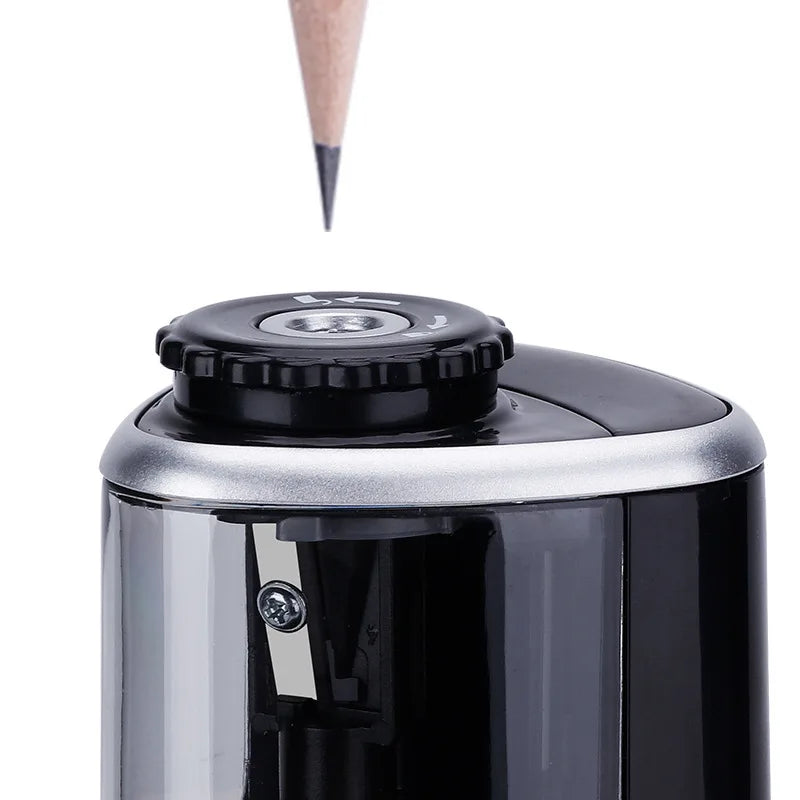 KTX-362835 Electric Automatic Pencil Sharpener with Helical Steel Blades for Artists and Students