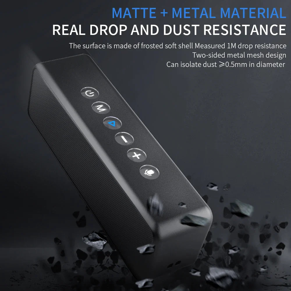 KTX-939859 Portable Wireless Speaker with IPX7 Waterproof Rating and 24 Hours Playtime, Dual 20W Bass Performance