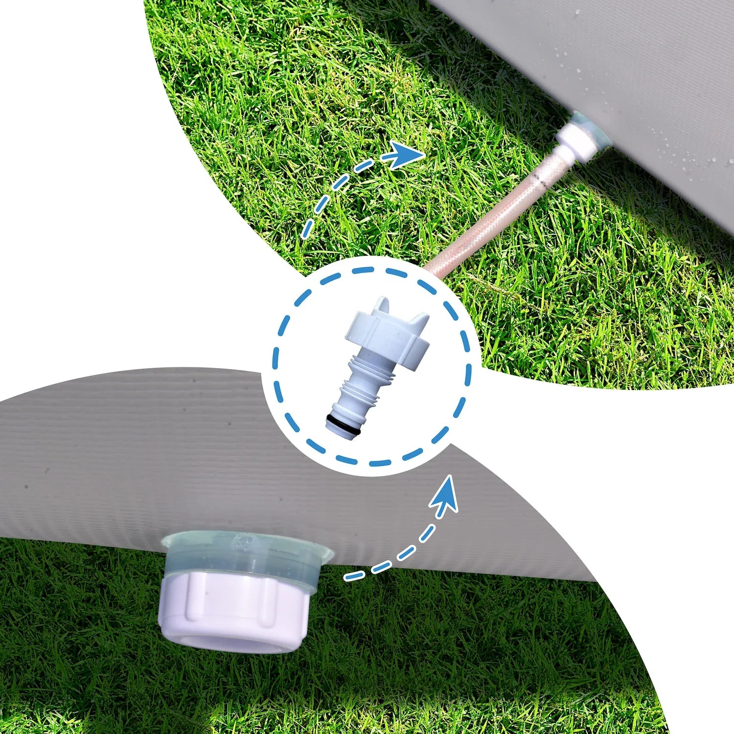 KTX-307091 Custom Logo Easy Set Outdoor Above Ground Family Swimming Pool