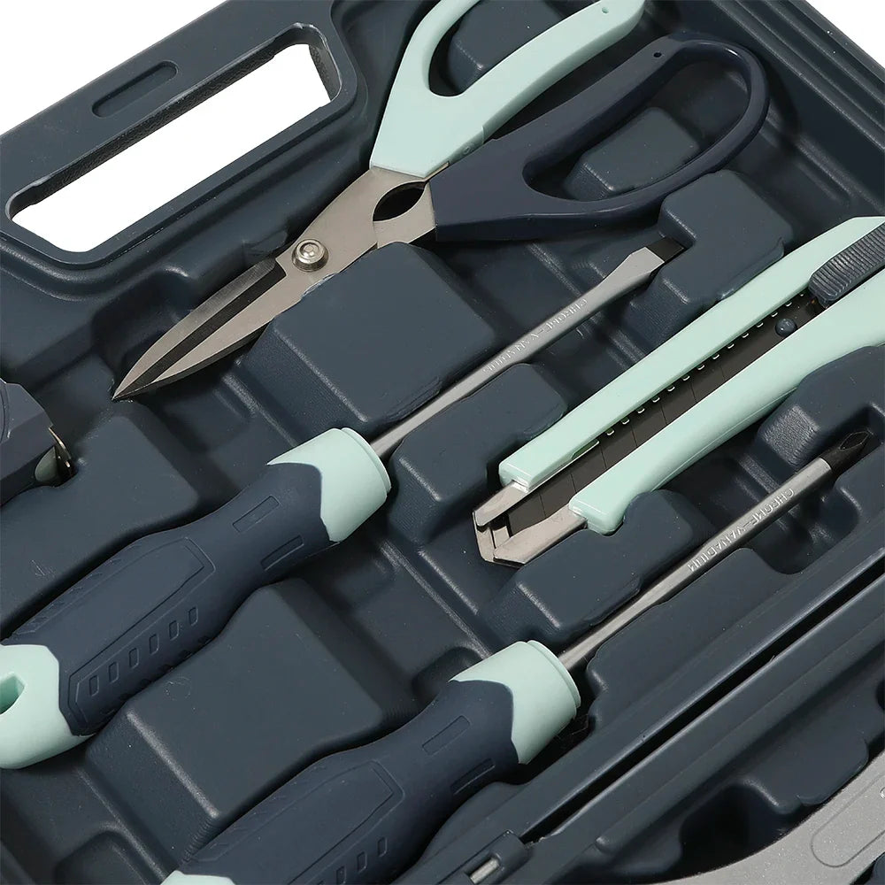 KTX-574995 18-Piece Adjustable Multi-Functional Home Repair Tool Set with Screwdrivers