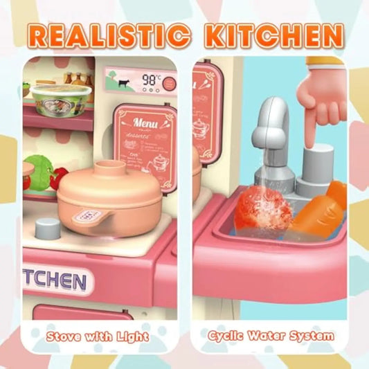 KTX-261459 Interactive Kitchen Play Set for Kids - Customized Role Play Cooking Toy for Ages 2-13
