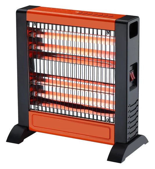 KTX-669011 Electric Quartz Heater with Safety Tip-over Switch, 500/1000 W Output