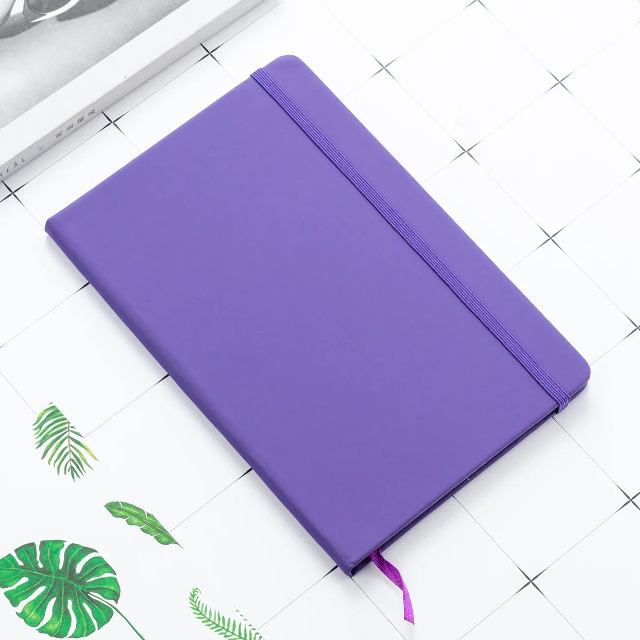 KTX-522067 Custom A5 Hardcover Journal Notebook with Embossed Logo in PU Leather