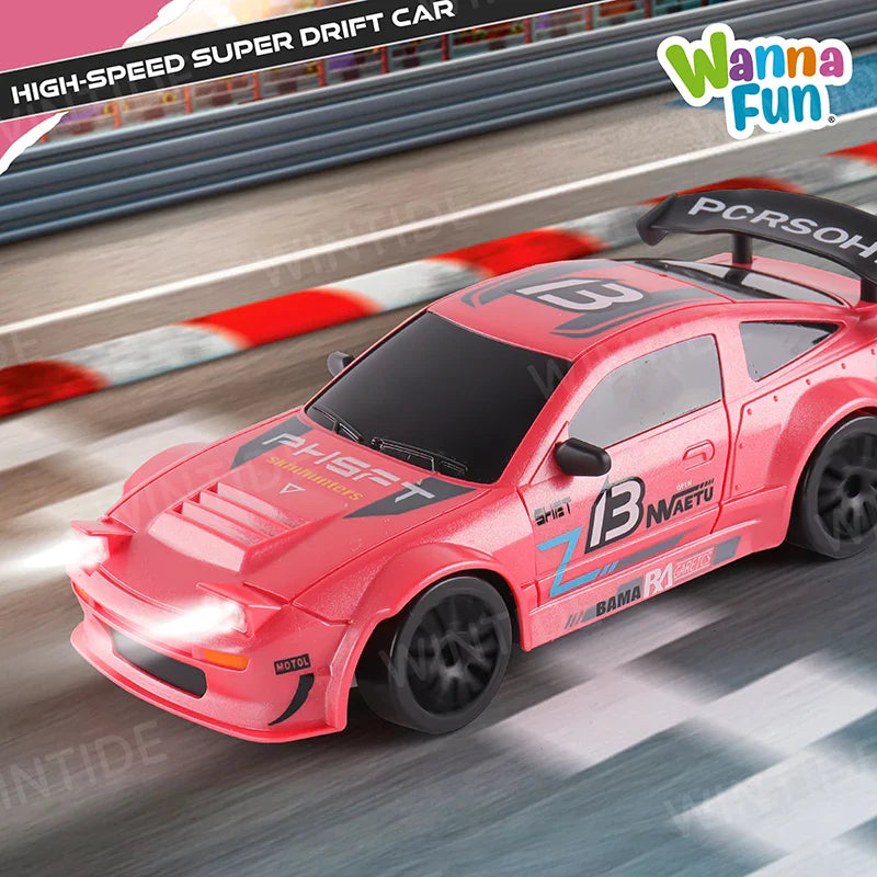 KTX-559827 1/24 Scale 4WD Electric Remote Control Stunt Drift Off-road Buggy with ABS Shell and TPR Wheels