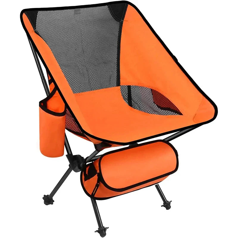 KTX-585043 Portable 7075 Aluminum Folding Moon Chair for Outdoor Activities, Includes Carry Bag