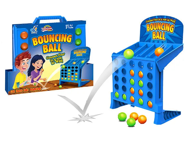 KTX-903315 Mini Bouncing Ball Linking 4 Shots Game - Educational Fun for All Ages