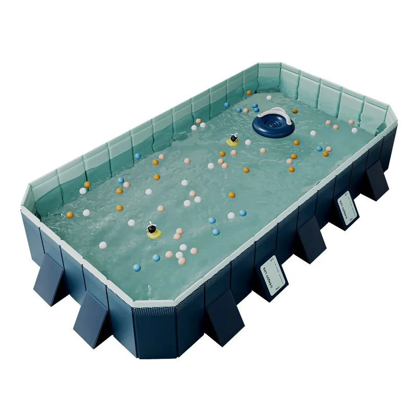 KTX-503699 Large Portable PVC Above Ground Swimming Pool for Outdoor and Children’s Use
