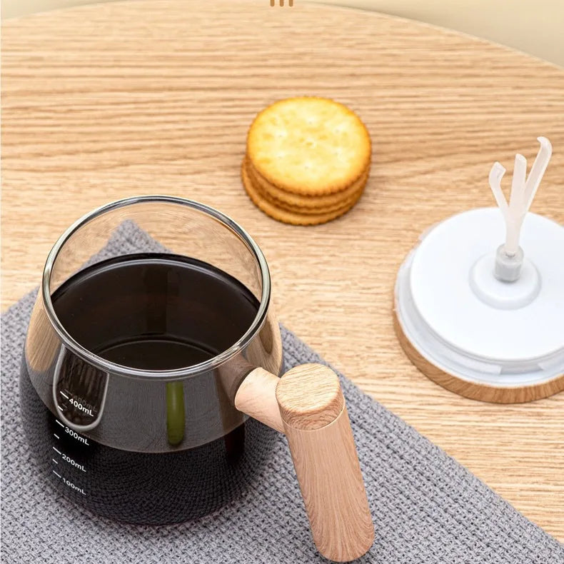 KTX-662483 Automatic Self-Stirring Magnetic Mug with High Borosilicate Glass and USB Rechargeable Function for Effortless Mixing