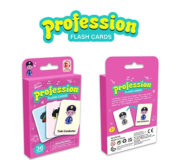 KTX-905619 Early Learning Math Educational Cards - 36 Piece Set for Kids