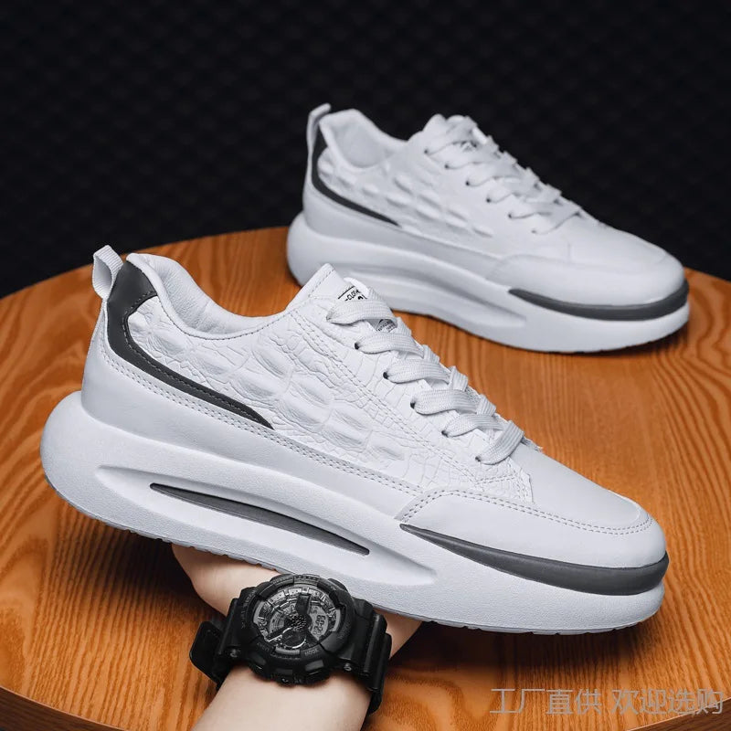 KTX-262483 JSYWD-270 Men's Casual Sports Running Shoes Trendy Loafers with Breathable Mesh Lining Soft Comfortable Sole for Spring Season