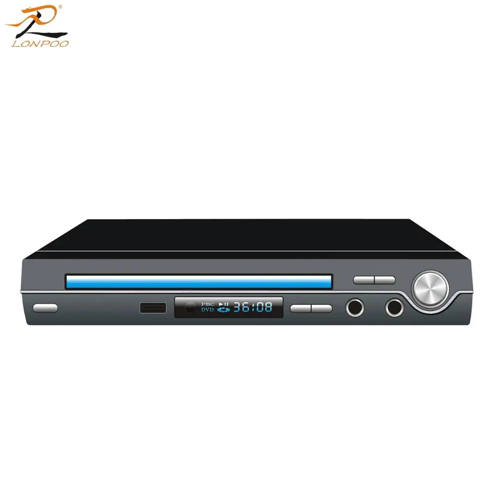 KTX-452307 Compact HD 1080p Home DVD Player with USB Port for Enhanced Viewing Experience