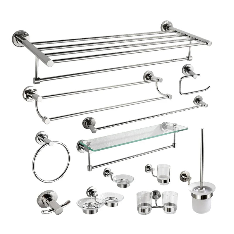 KTX-137043 Stainless Steel Bathroom Accessories Set - Model 1200 Series