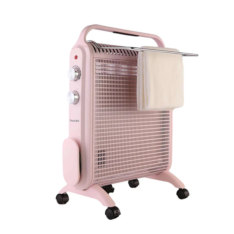 KTX-439635 Silent 2000W Portable Infrared Convector Heater with Tip Over and Overheat Protection for Indoor Use
