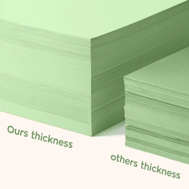 KTX-953811 A4 70gsm Green Coloured Copy Paper for Office Printing, Drawing, and Writing