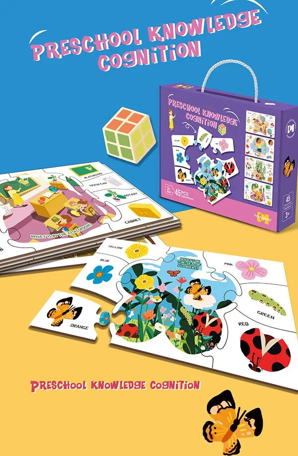 KTX-741779 3D Jigsaw Puzzle Music Box DIY Educational Toy for Children, Cognitive Development