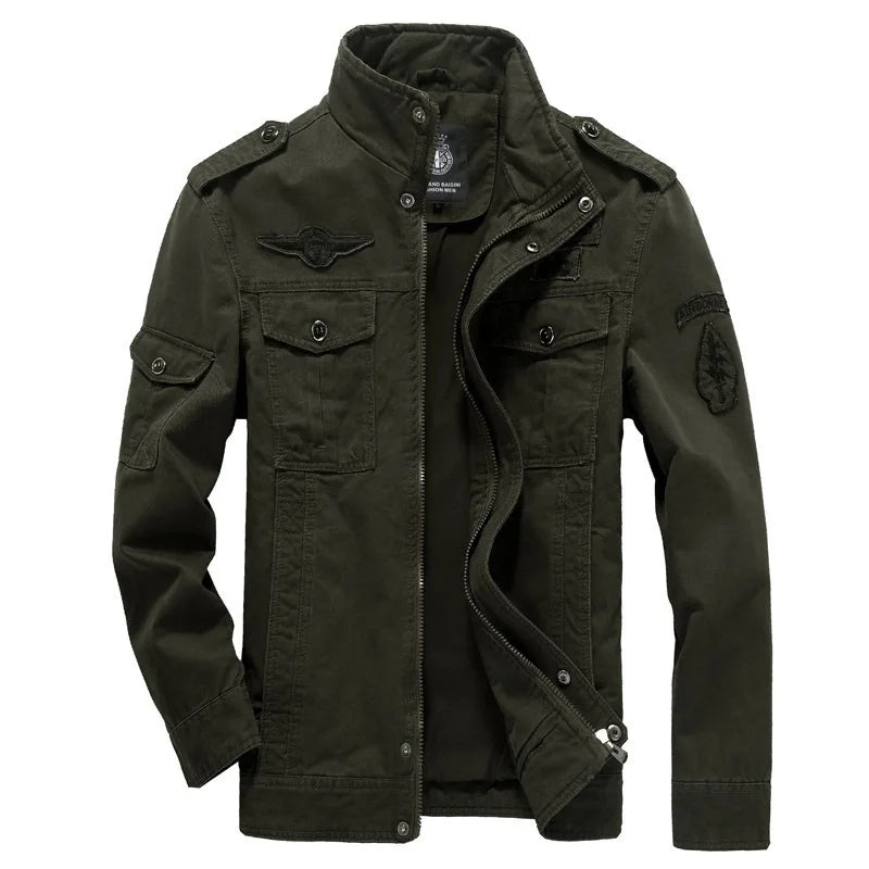 KTX-931347 Men's Winter Jacket Thick Outdoor Clothing Sports Moto Jacket With Zipper Closure Men's Coats