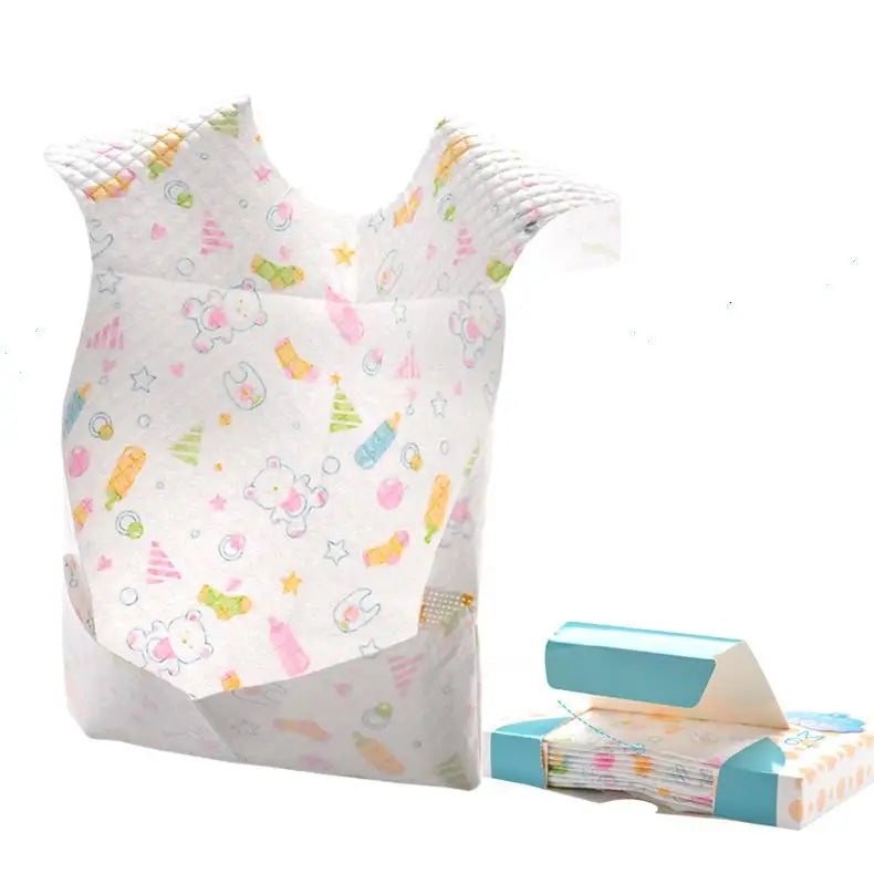 KTX-392403 Sleeveless Disposable Baby Bibs Waterproof Custom Hot Baby Dinner Baby Feeding Bib