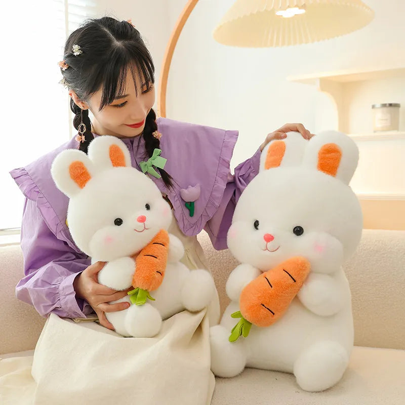 KTX-459155 Soft Plush Rabbit Stuffed Animal Toy in 25/40/50cm Sizes - Ideal Gift for Kids
