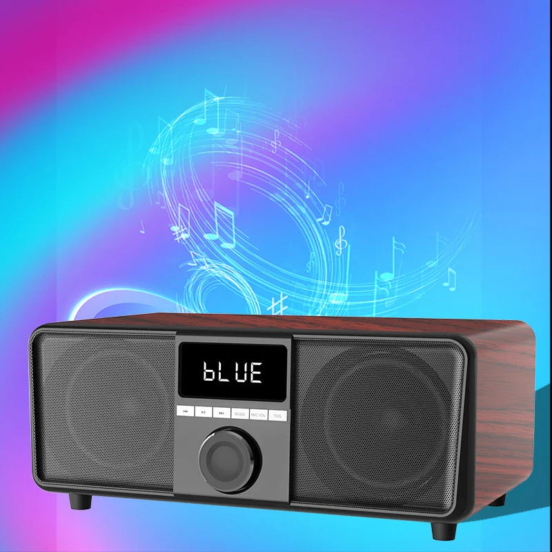 KTX-908243 Portable Dual 4 Inch Bluetooth Subwoofer Speaker with Microphone and Hi-Fi Sound for Home Theatre