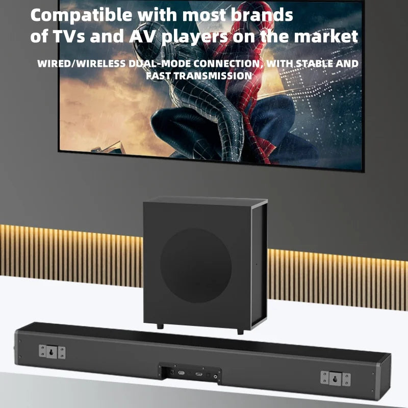 KTX-893587 Home Theater Soundbar System with Subwoofer for Enhanced TV Audio Experience