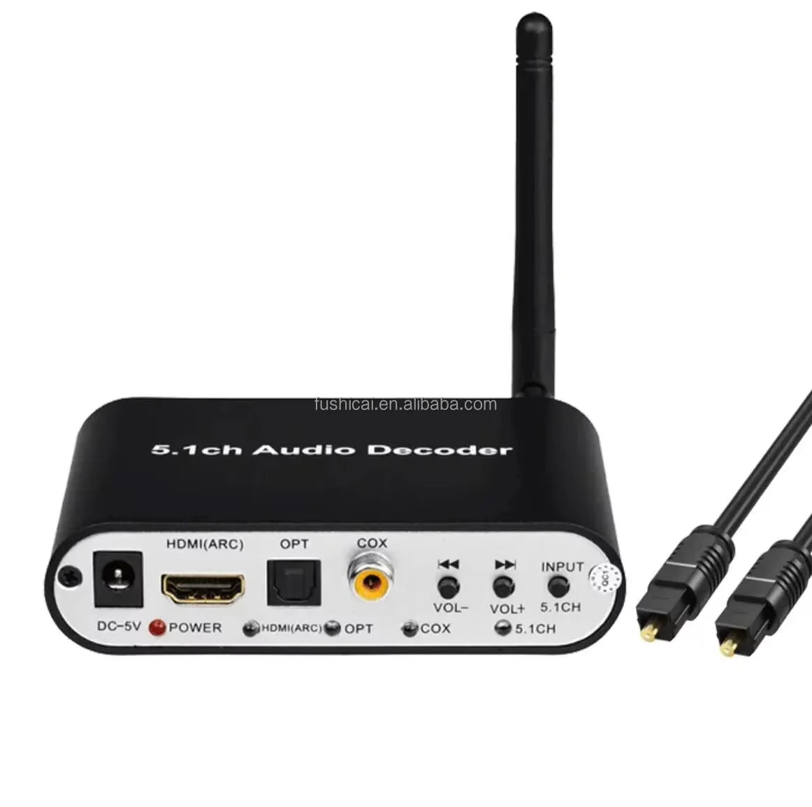 KTX-942675 5.1 Channel Home Theatre Audio Decoder with Multiple Inputs and Formats Support