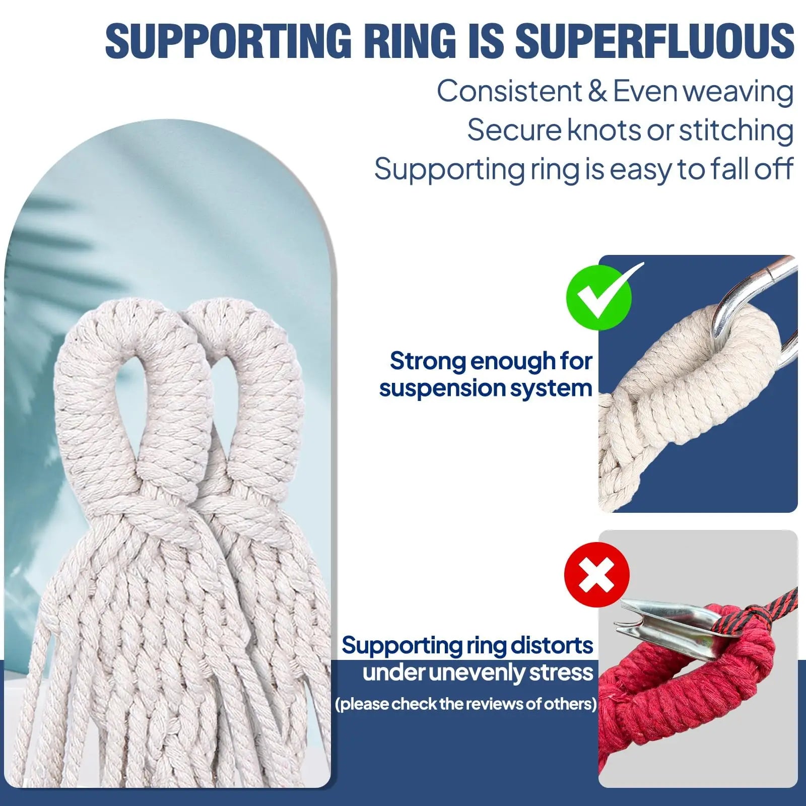 KTX-257363 Portable Hammock for Camping - Durable Single/Double Parachute Design for Outdoor Travel