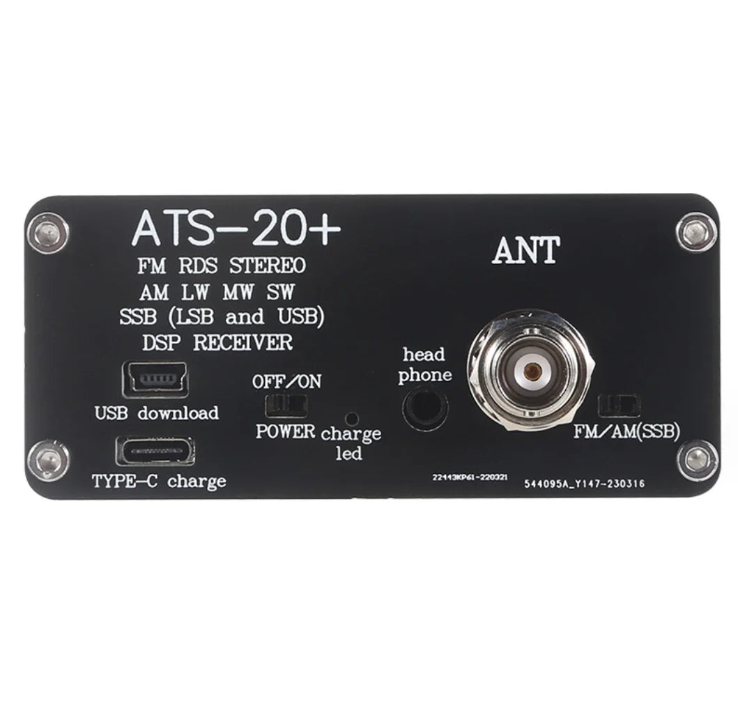 KTX-827411 ATS-20 ATS-20+ Plus ATS20 V2 SI4732 DSP SDR Radio Receiver for FM, AM (MW/SW) and SSB (LSB/USB)