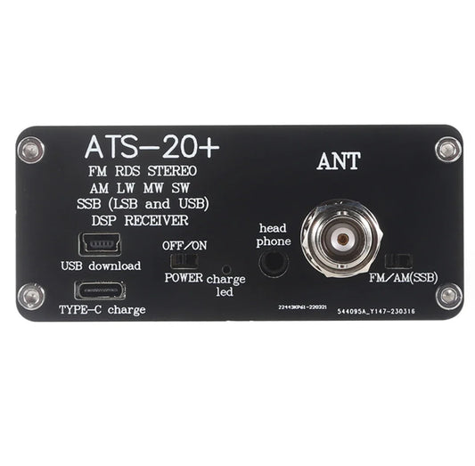 KTX-827411 ATS-20 ATS-20+ Plus ATS20 V2 SI4732 DSP SDR Radio Receiver for FM, AM (MW/SW) and SSB (LSB/USB)