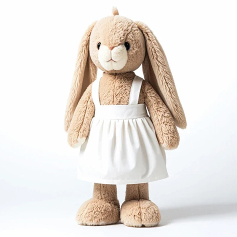 KTX-589075 Soft Plush Pink Bunny Toy - Cartoon Ballet Peter Rabbit for Babies