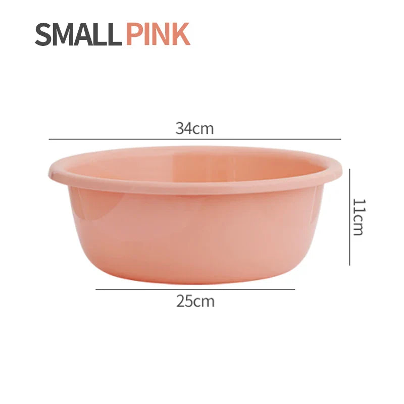 KTX-857939 Round PP Plastic Bucket with Lid for Bathroom and Washroom Use