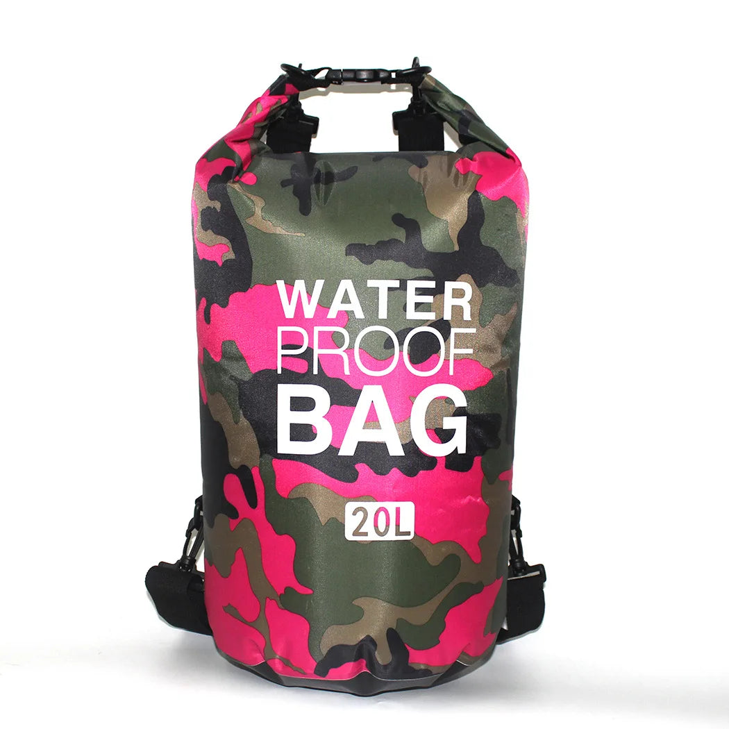KTX-502547 Lightweight 5L Waterproof PVC Dry Bag with Shoulder Straps for Outdoor Activities