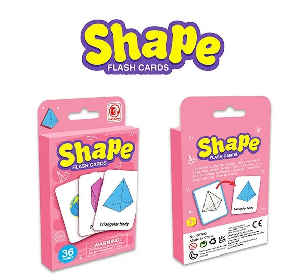 KTX-905619 Early Learning Math Educational Cards - 36 Piece Set for Kids