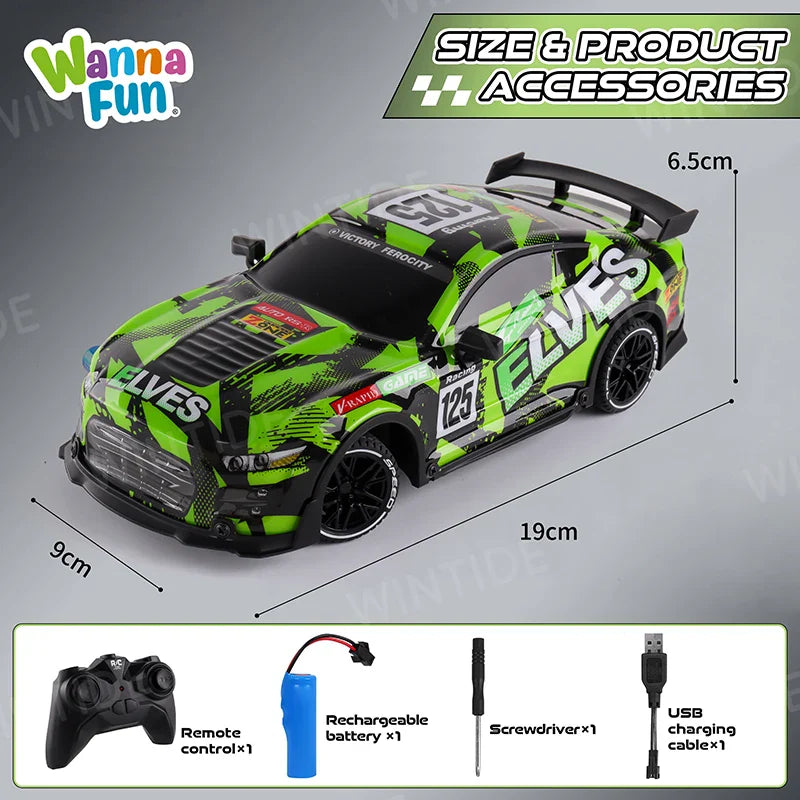 KTX-705555 1:18 Scale 27MHZ Remote Control Off-Road Car with TPR Wheels for Kids and Adults