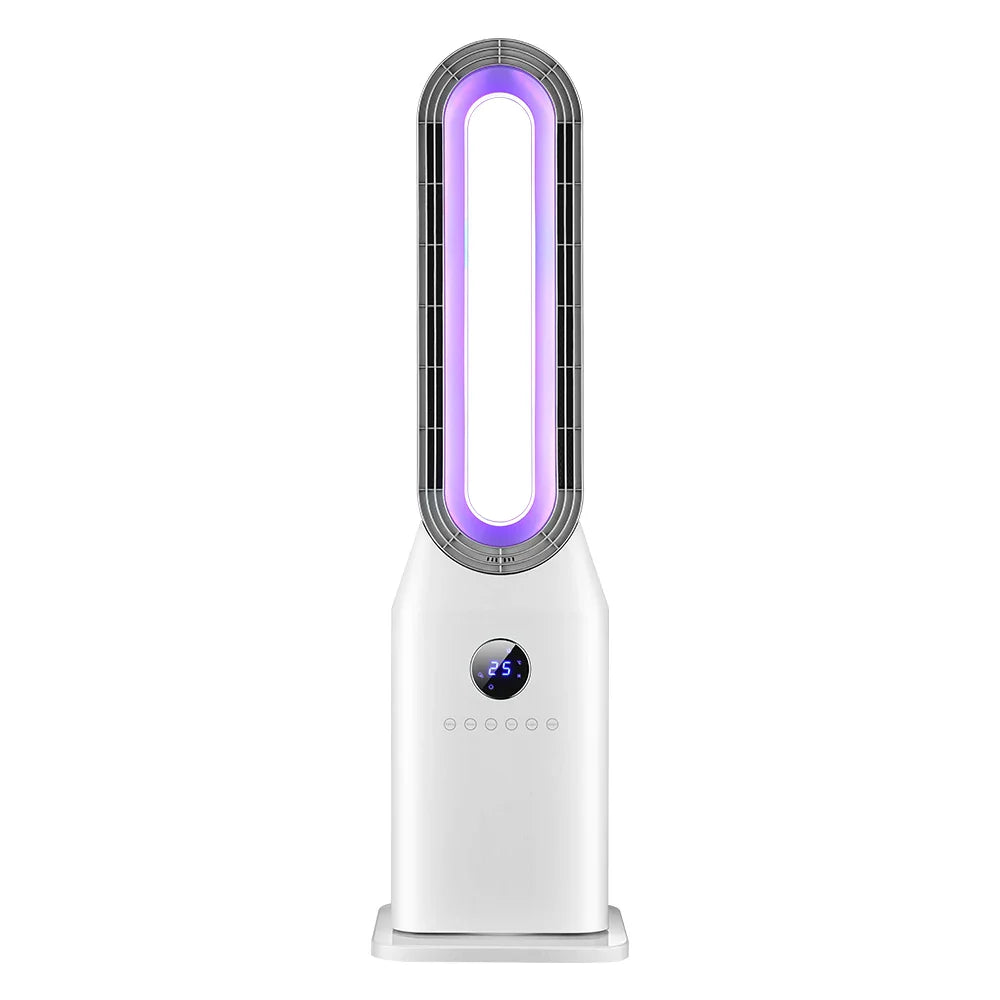 KTX-541075 Bladeless 2000W Electric Fan Heater with Night Light for Home Office Use