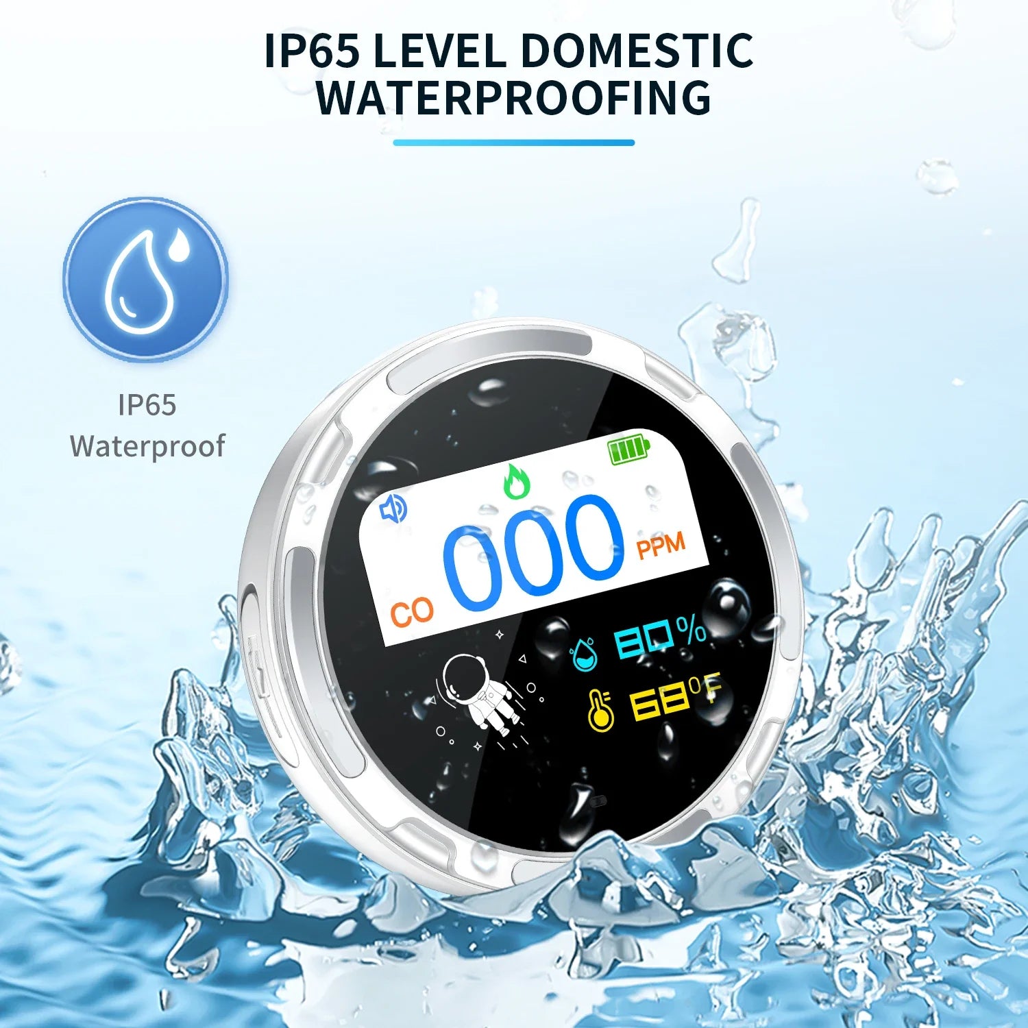 KTX-552595 Compact Waterproof Air Quality Monitor