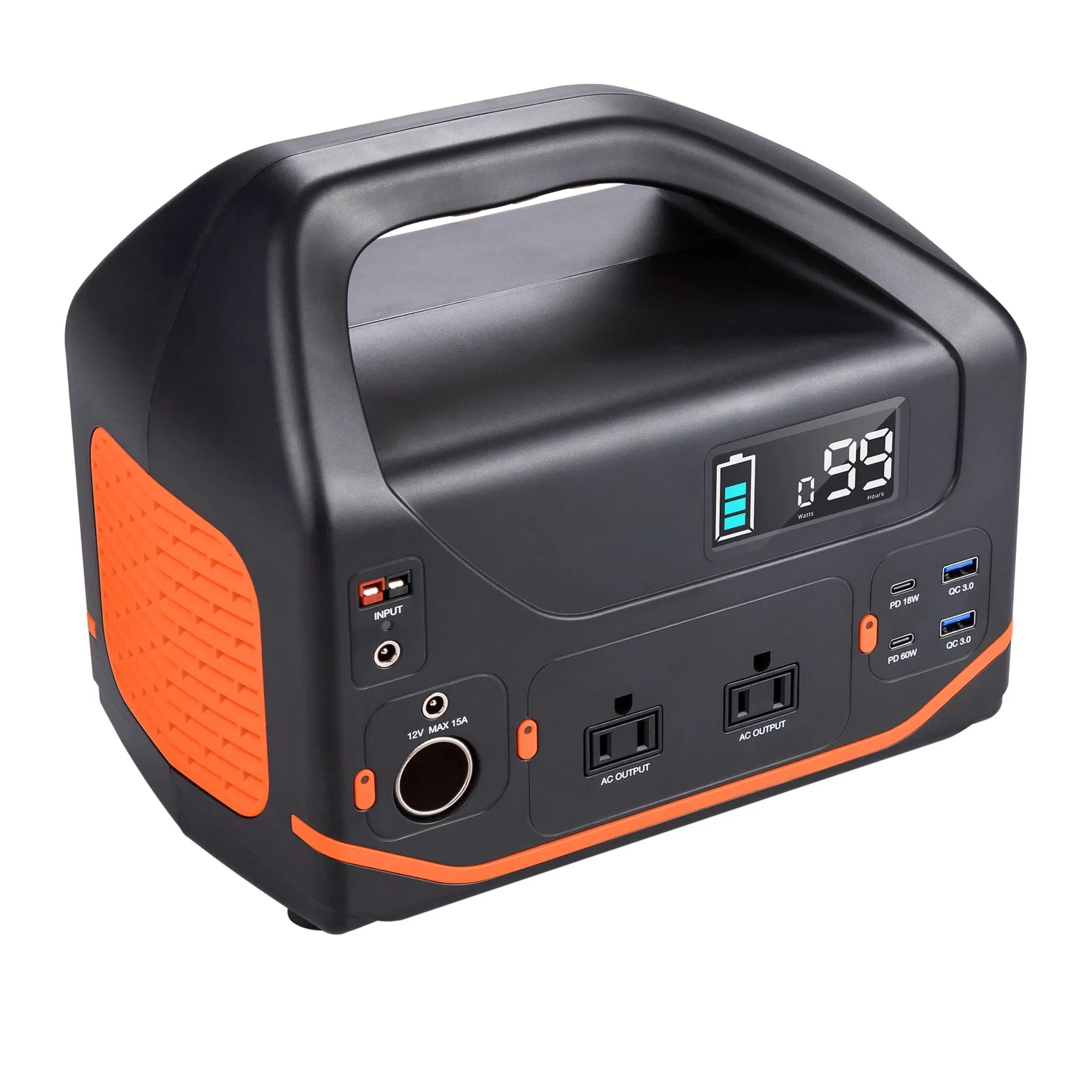 KTX-019411 Portable 600W Outdoor Solar Energy Storage Power Supply with Multi-Port Outputs
