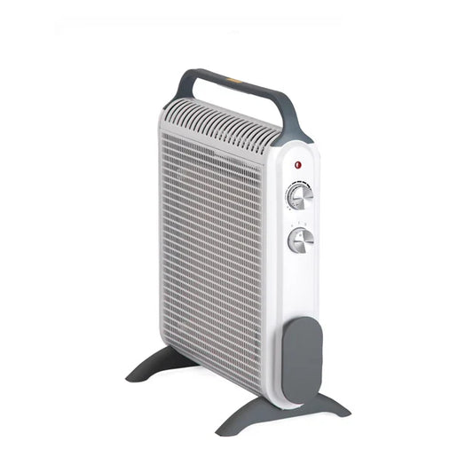 KTX-439635 Silent 2000W Portable Infrared Convector Heater with Tip Over and Overheat Protection for Indoor Use